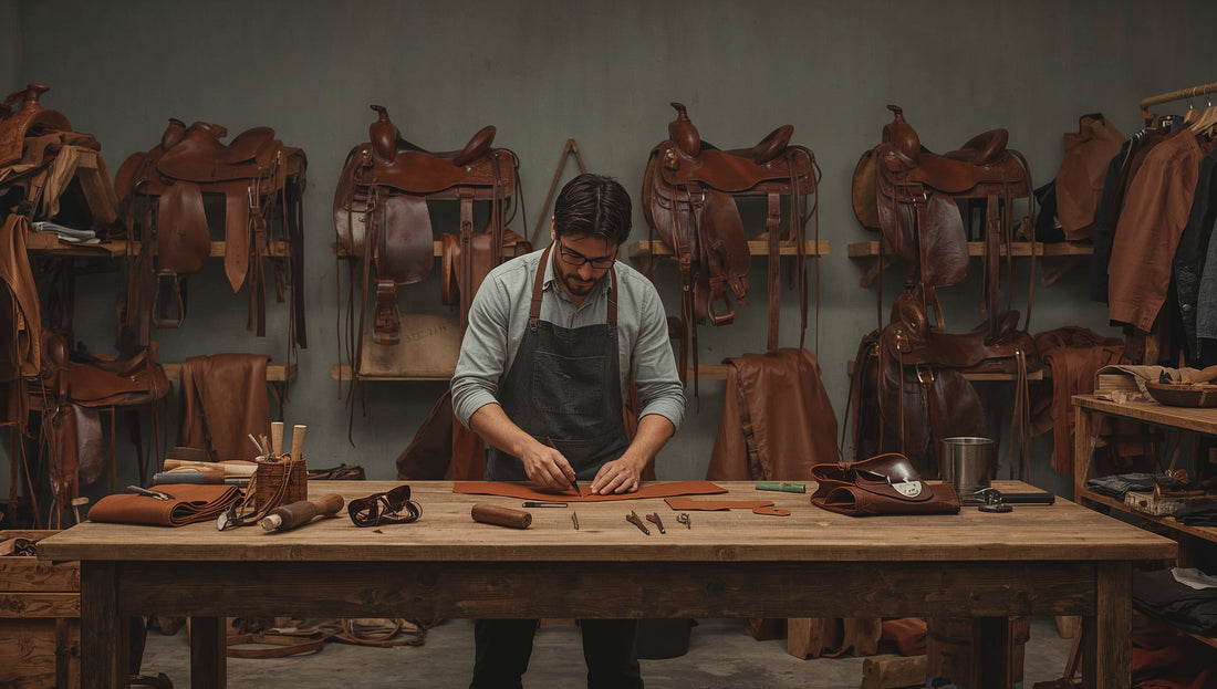 Handmade Leather-Wallet-Belt-Bag