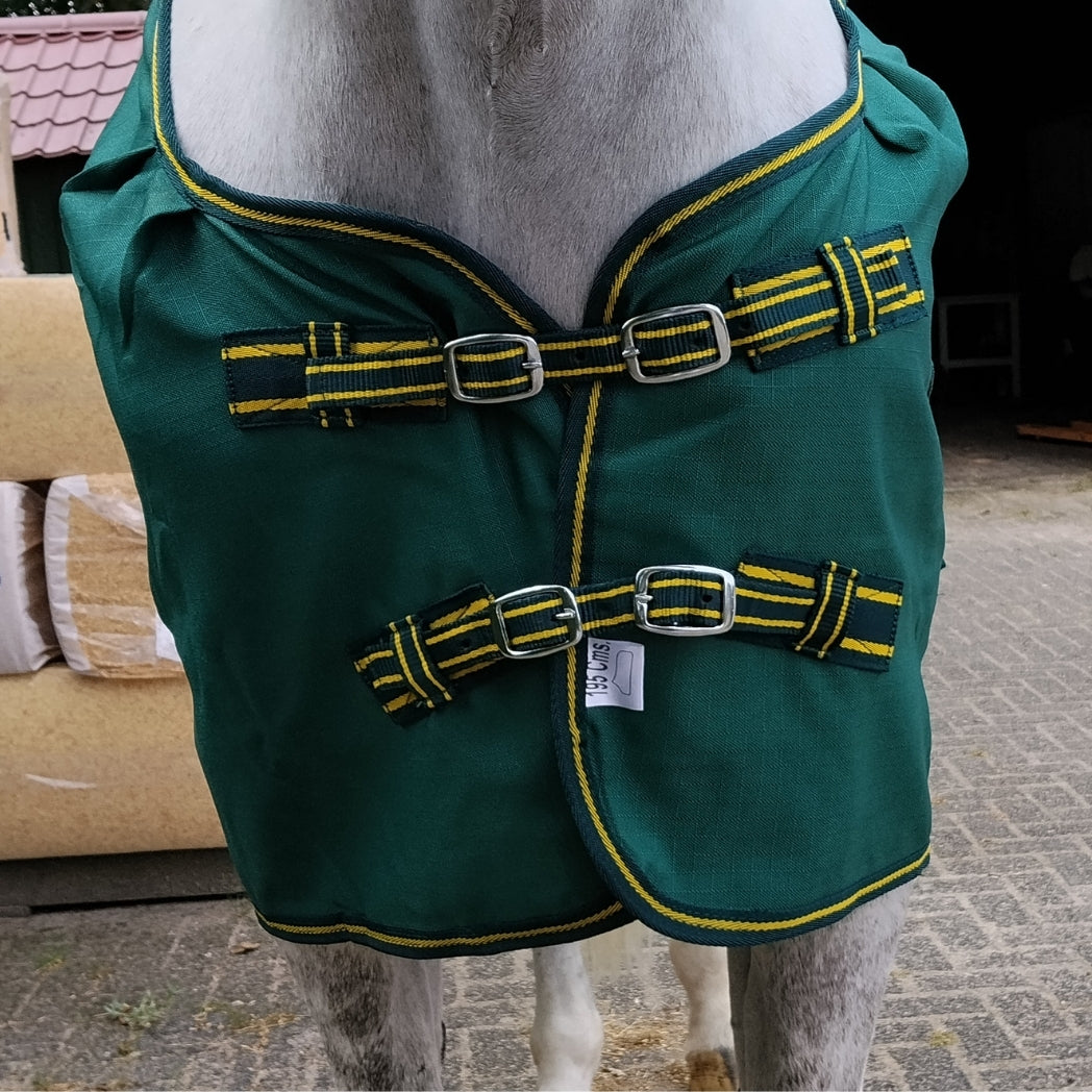 Sommer-Stalldecke 1200D Ripstop – Frontverschluss mit Schnallen